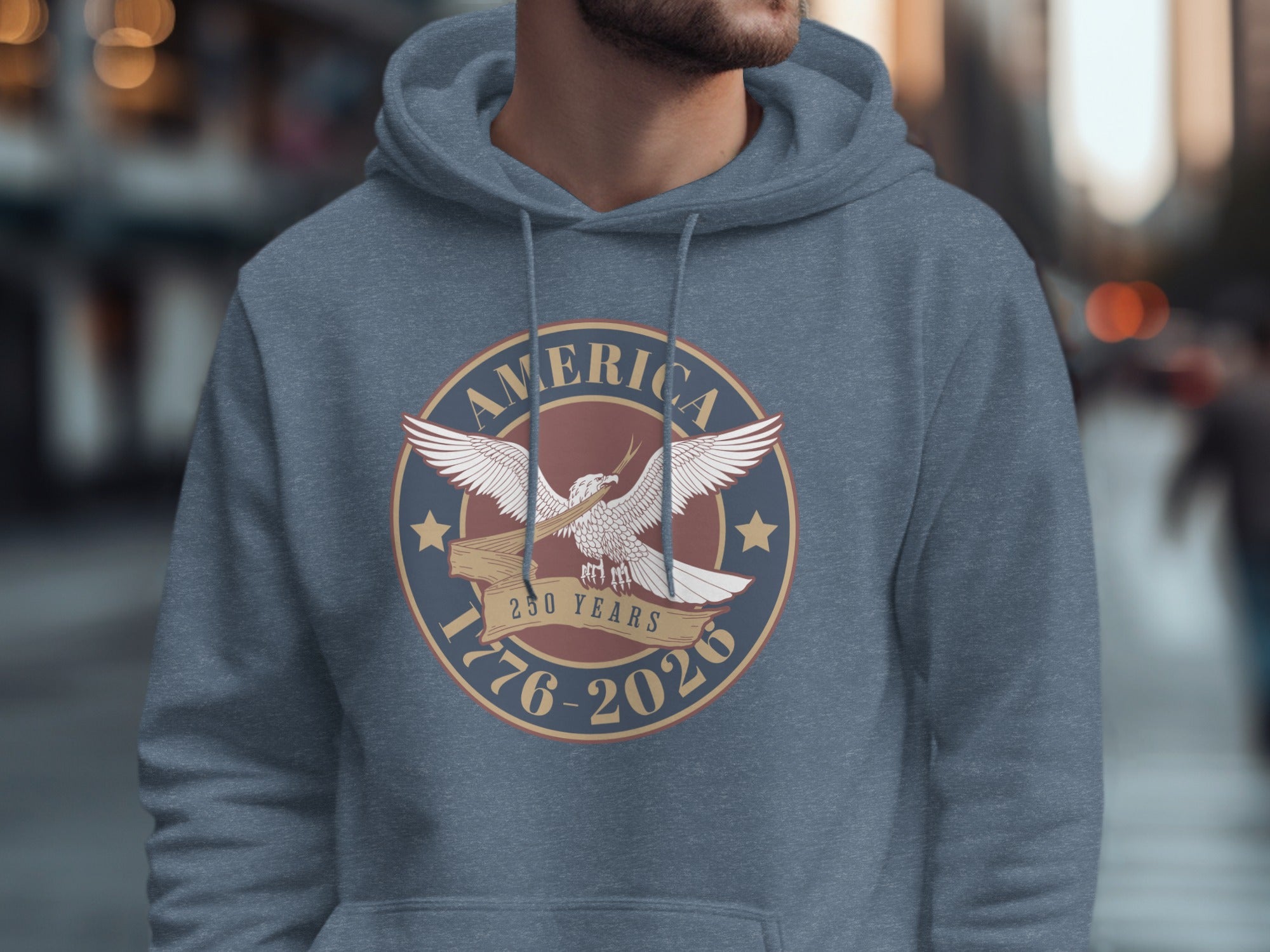 America 1776-2026 250 Years Anniversary Hoodie