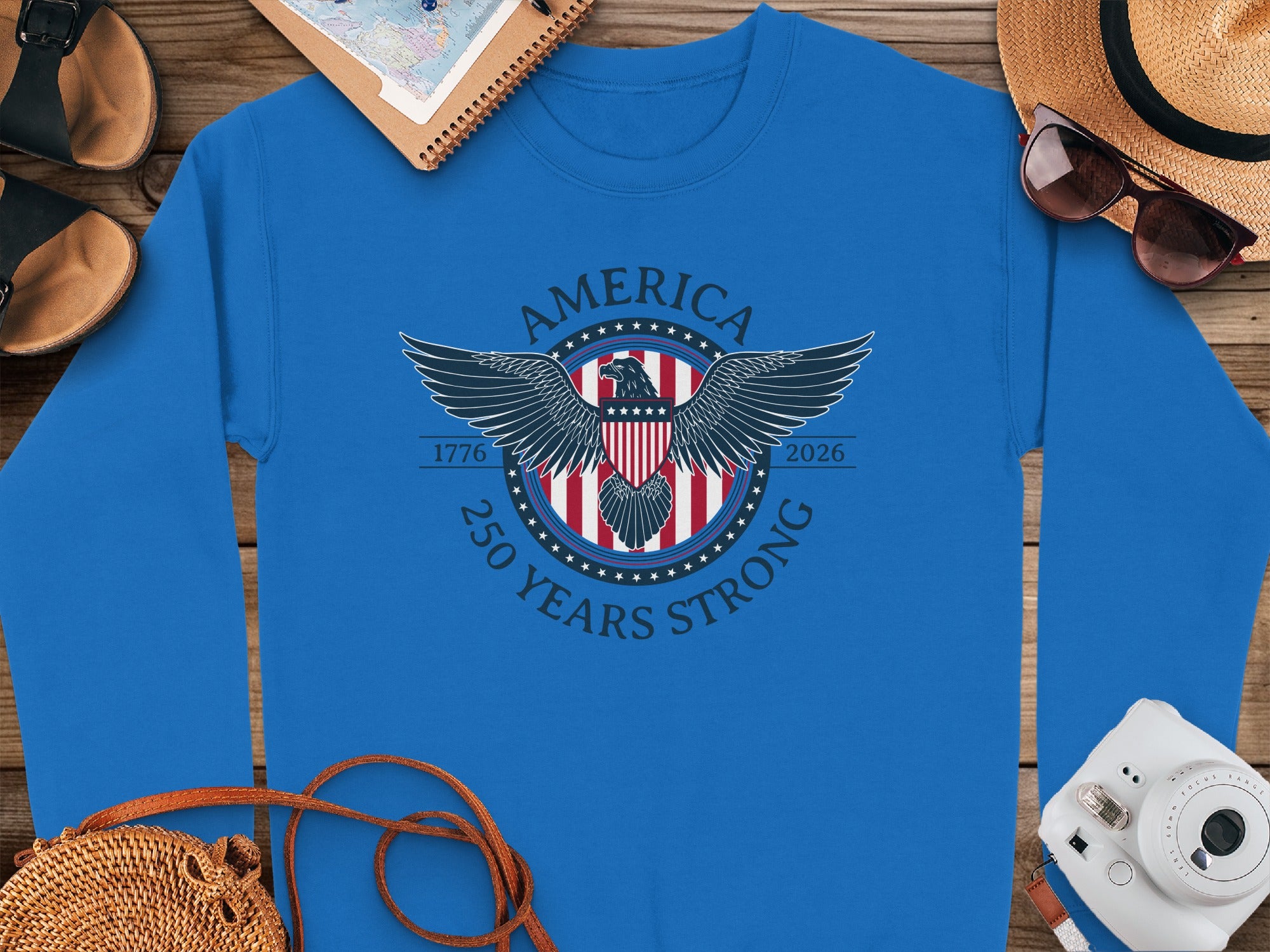 America 250 Years Strong 1776-2026 Sweatshirt