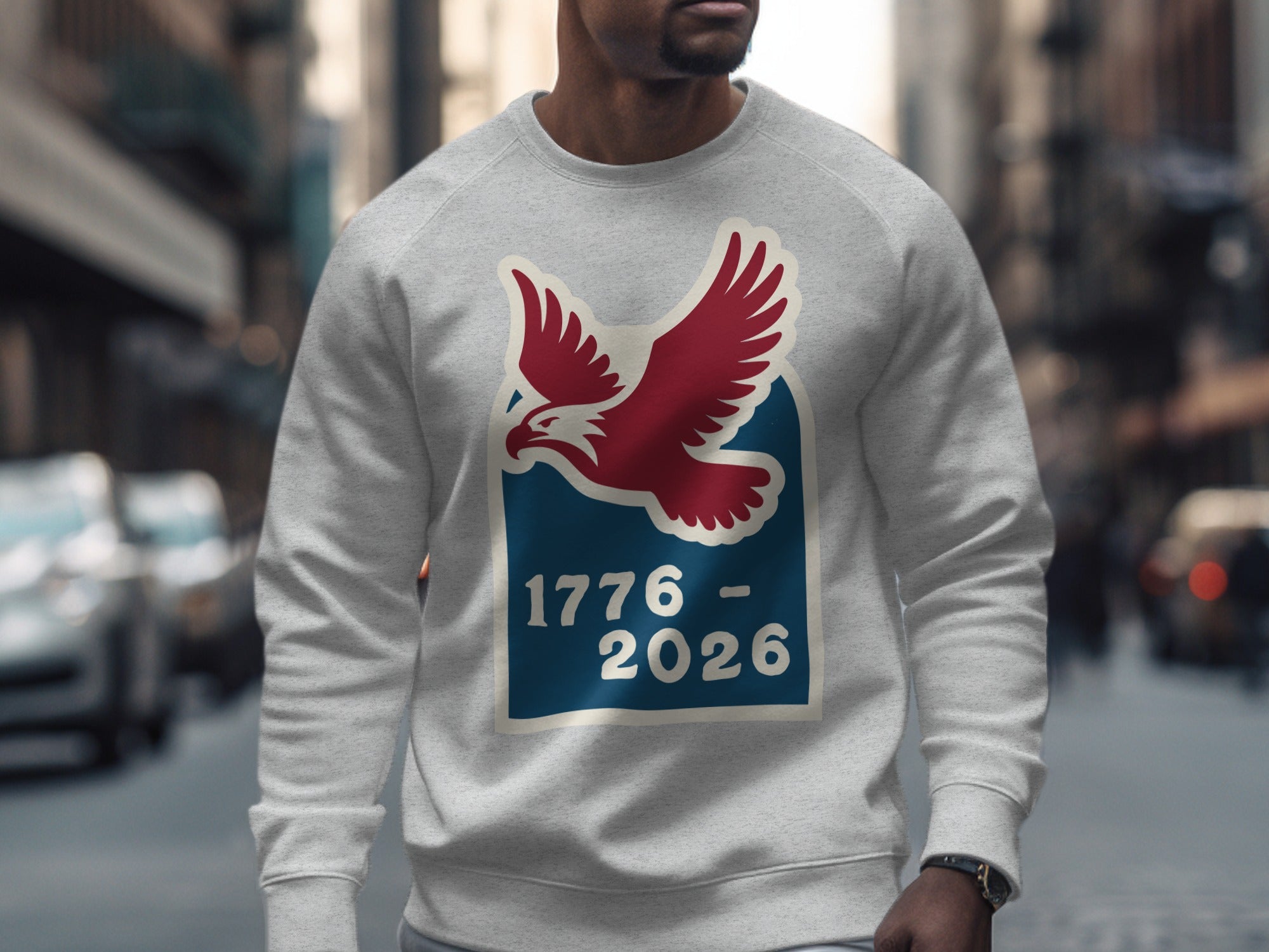 Patriotic Eagle 1776 - 2026 Sweatshirt for Men Women