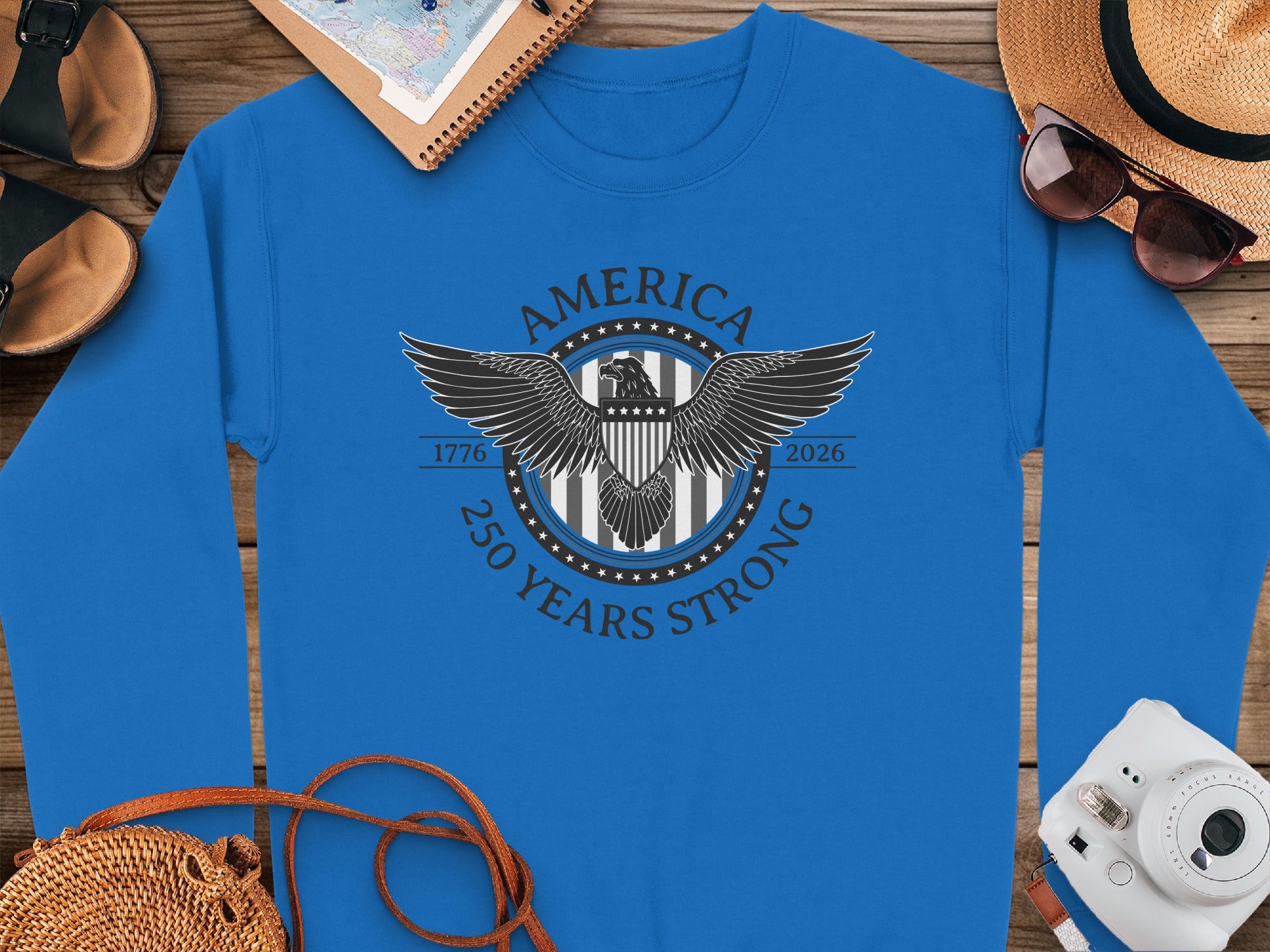 America 250 Years Strong 1776-2026 Graphic Shirt