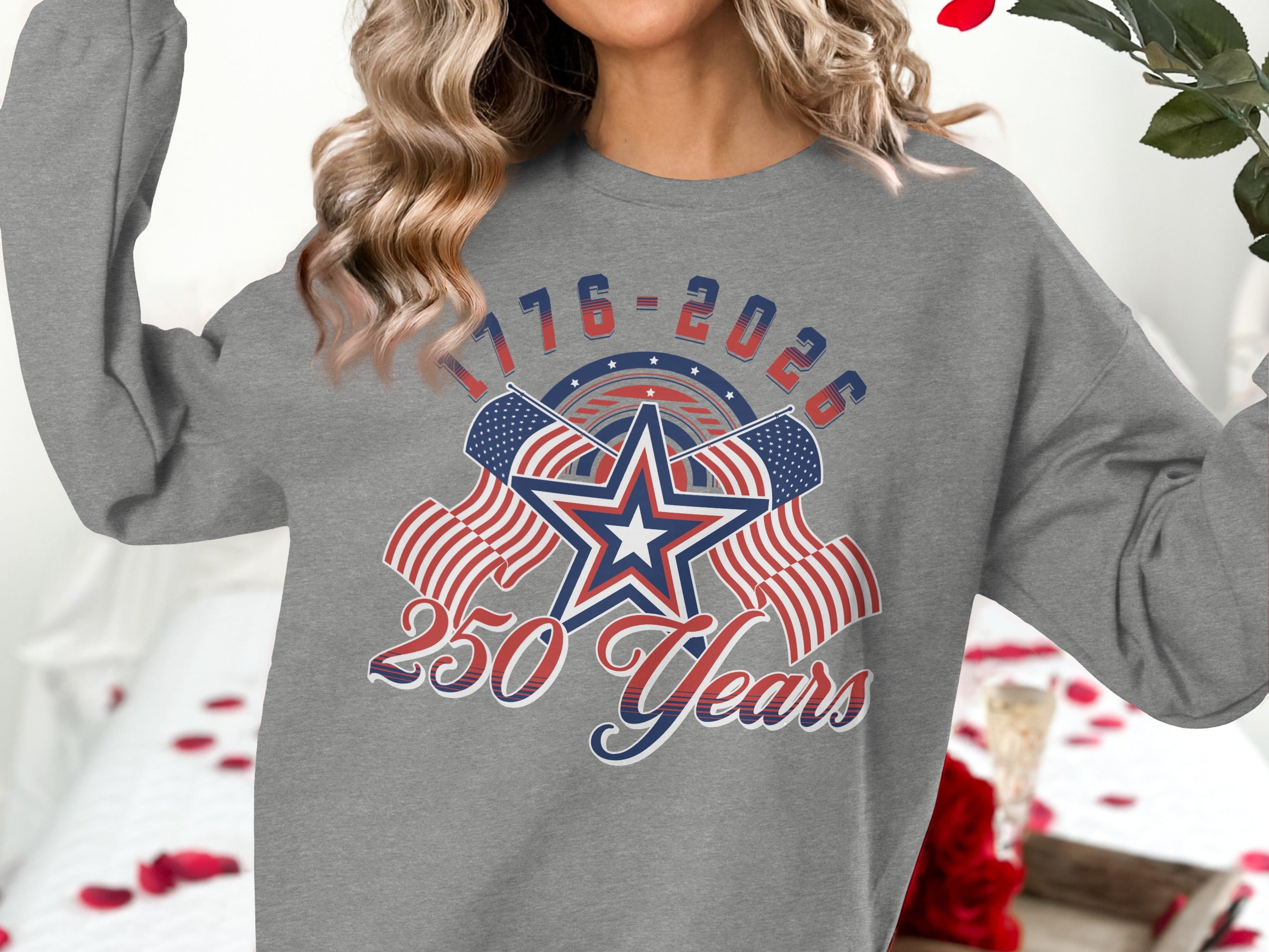 1776-2026 250 Years Celebration Patriotic Sweatshirt