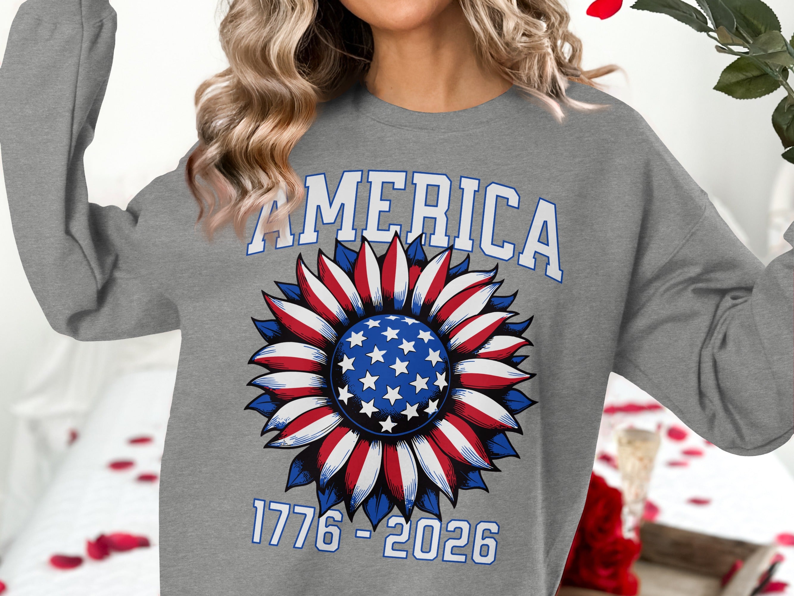 America 1776-2026 Patriotic Sweatshirt Perfect For Celebrations
