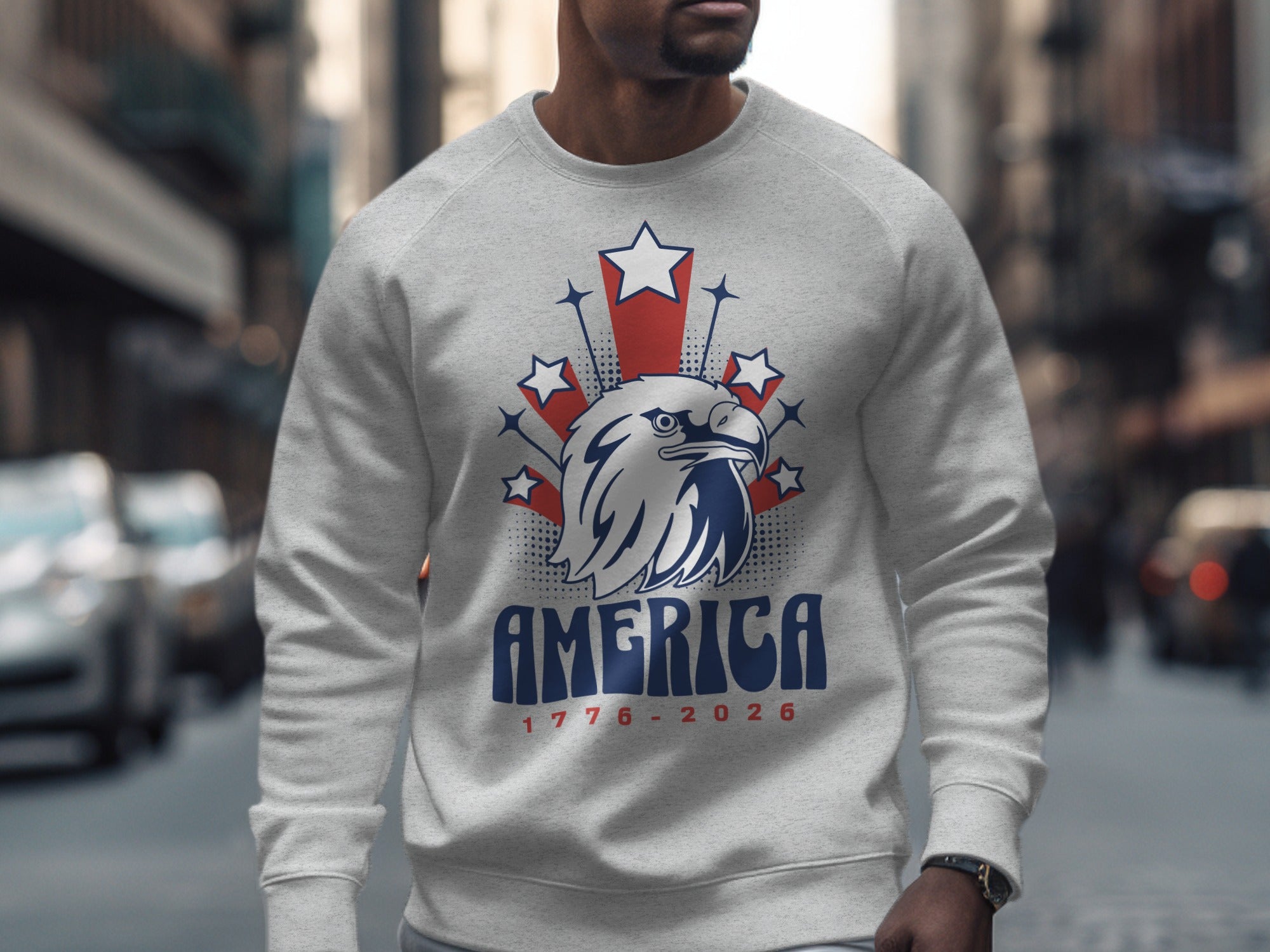 Patriotic Eagle America 1776-2026 Unisex Sweatshirt