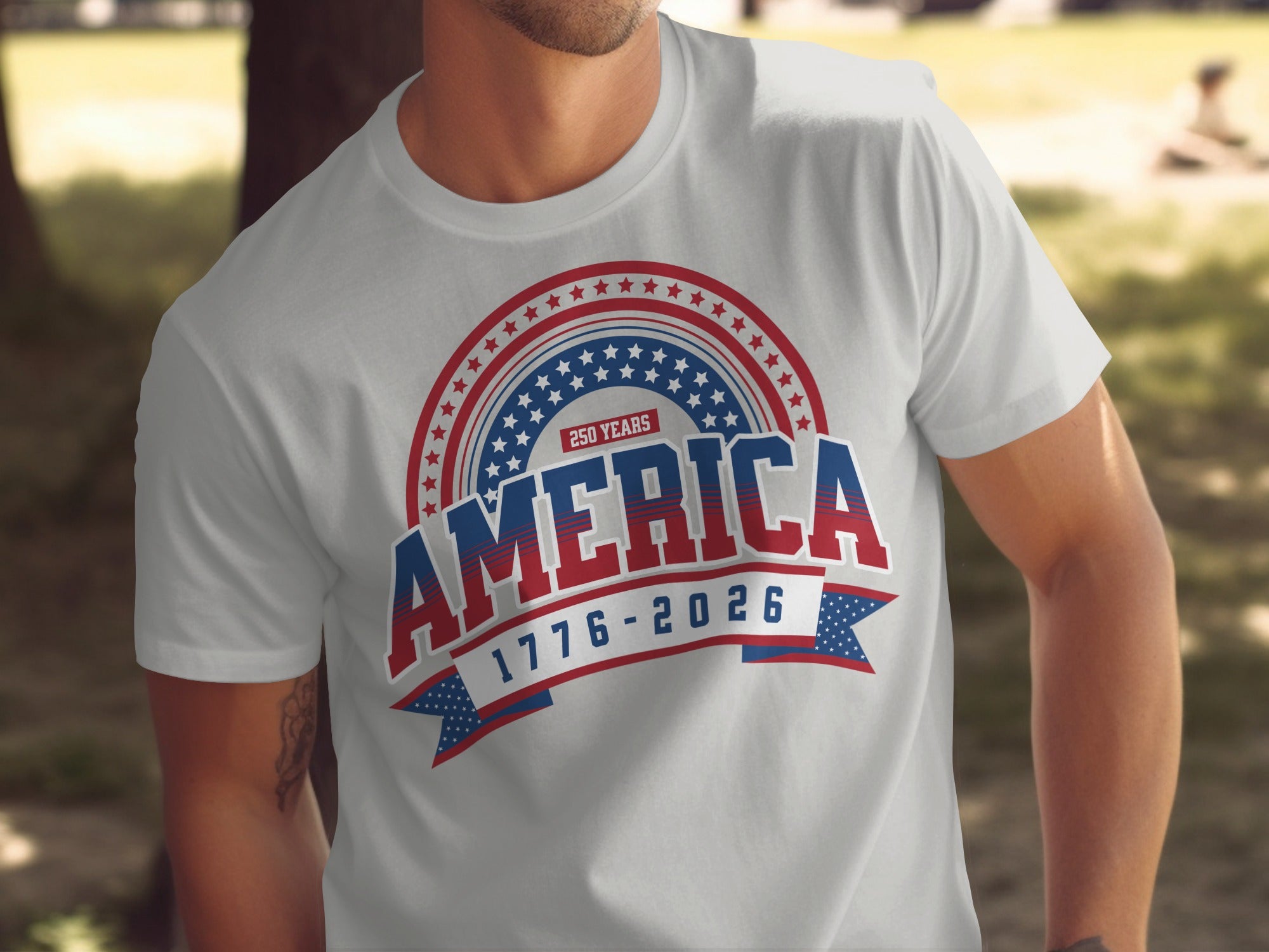 250 Years America 1776-2026 Design T-Shirt