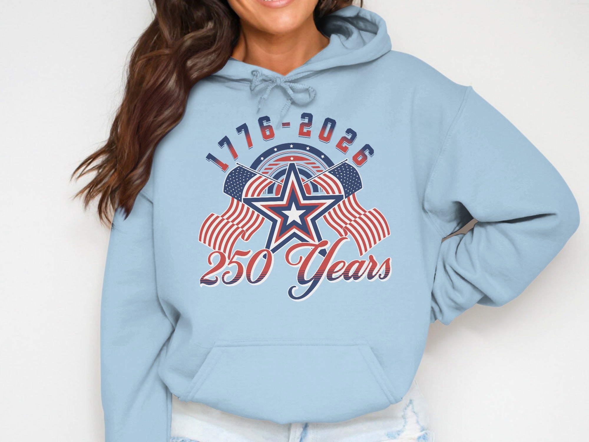 250 Years 1776-2026 American Celebration Hoodie