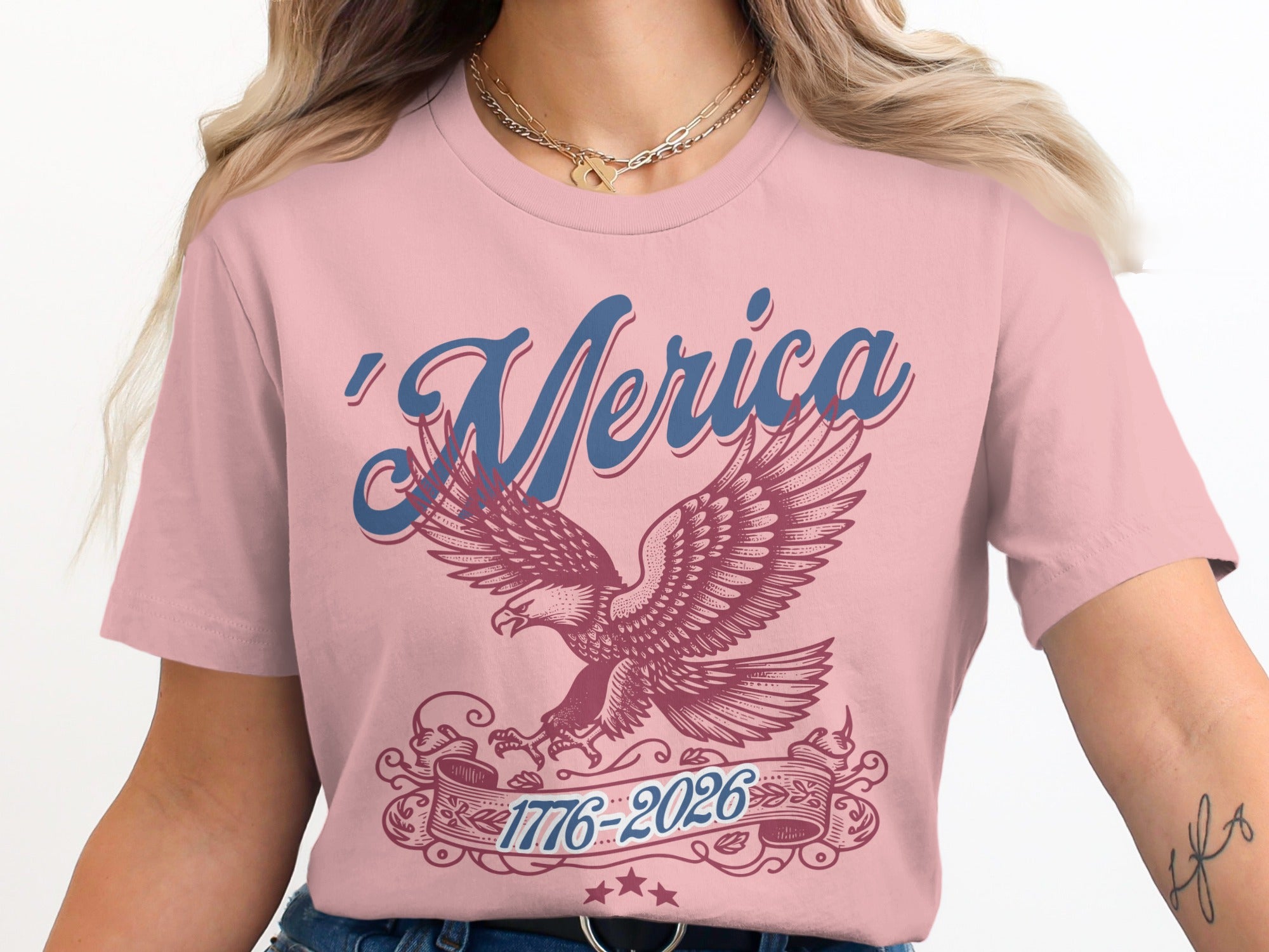 'Merica 1776-2026 Eagle Graphic Shirt