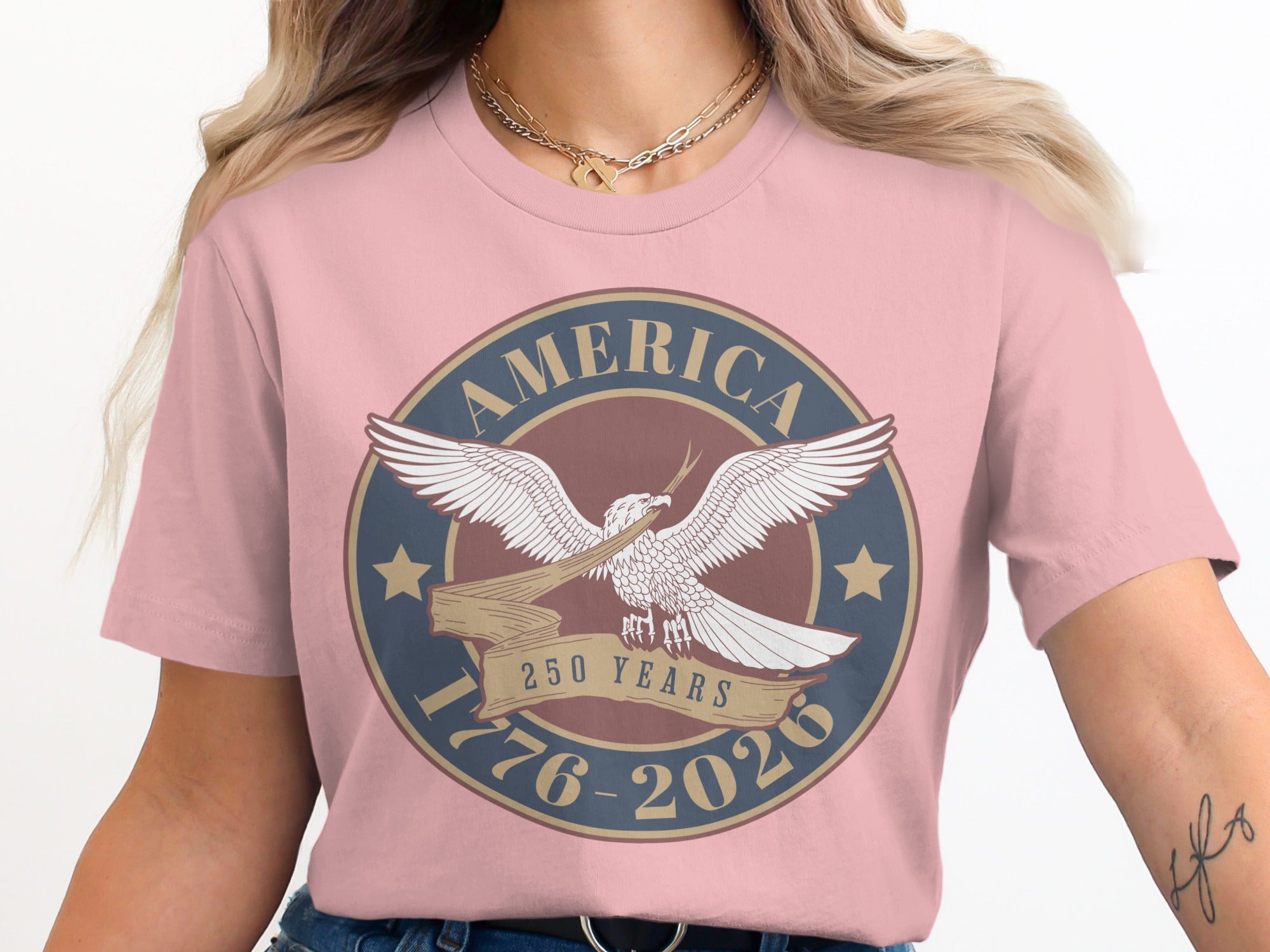 America 250 Years 1776-2026 Commemorative T-Shirt