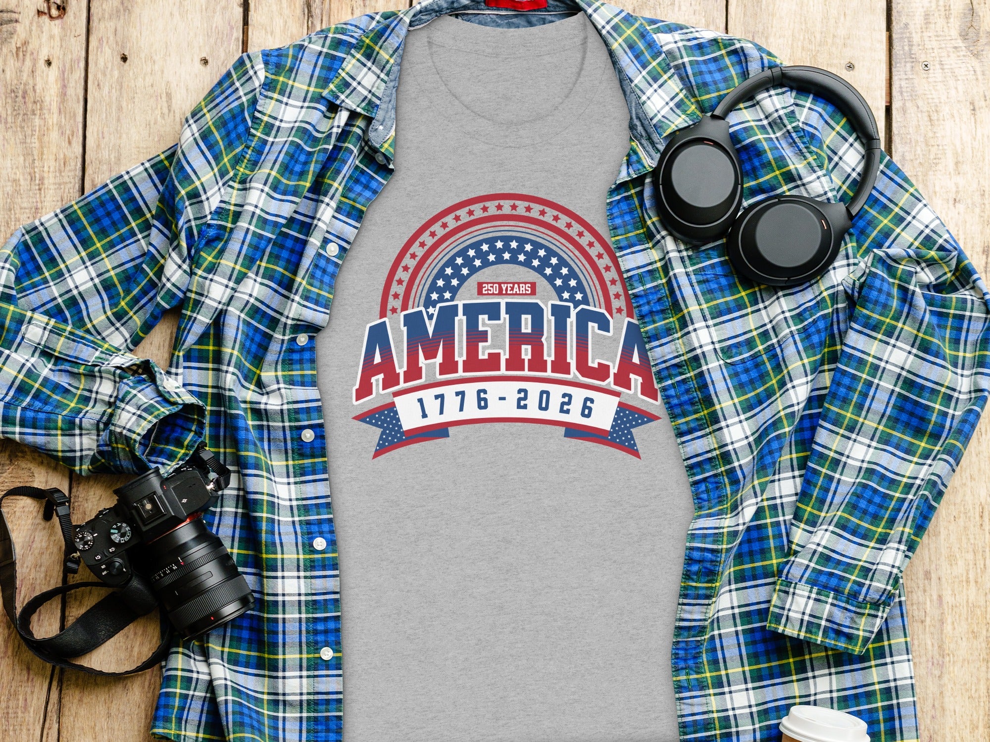 America 1776-2026 Patriotic 250 Years Anniversary Shirt