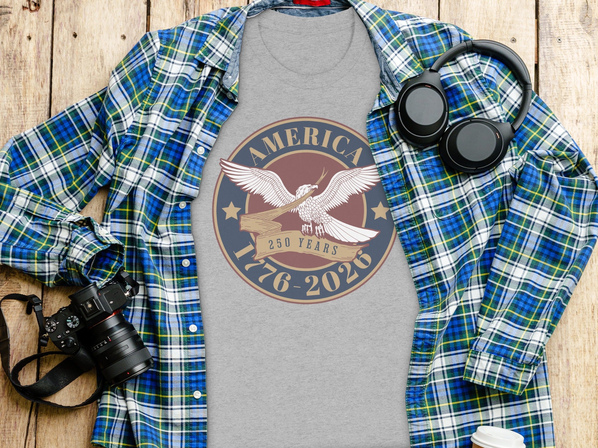 America 250 Years 1776 to 2026 Anniversary Shirt