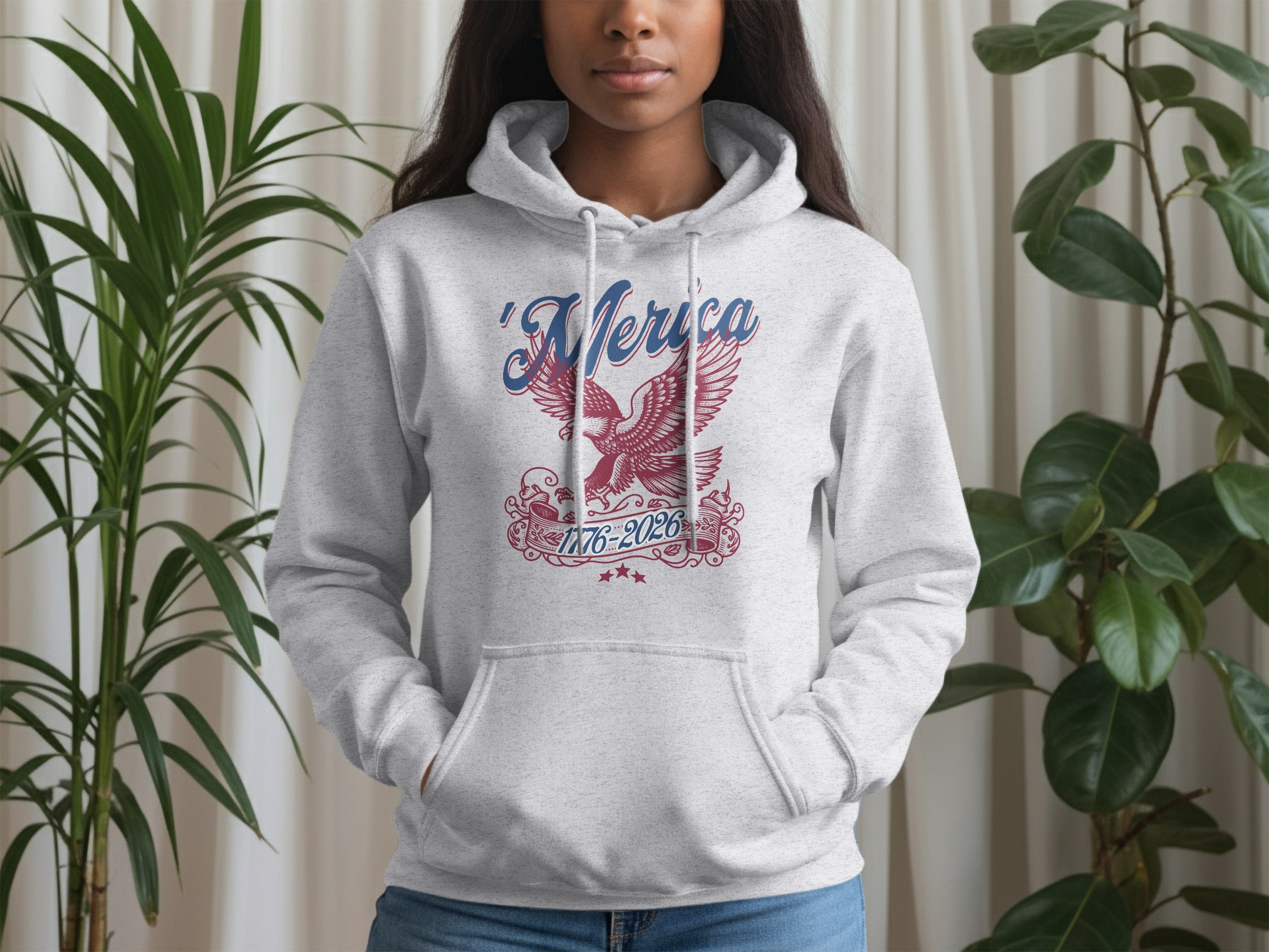 'Merica 1776-2020 Eagle Graphic Hoodie