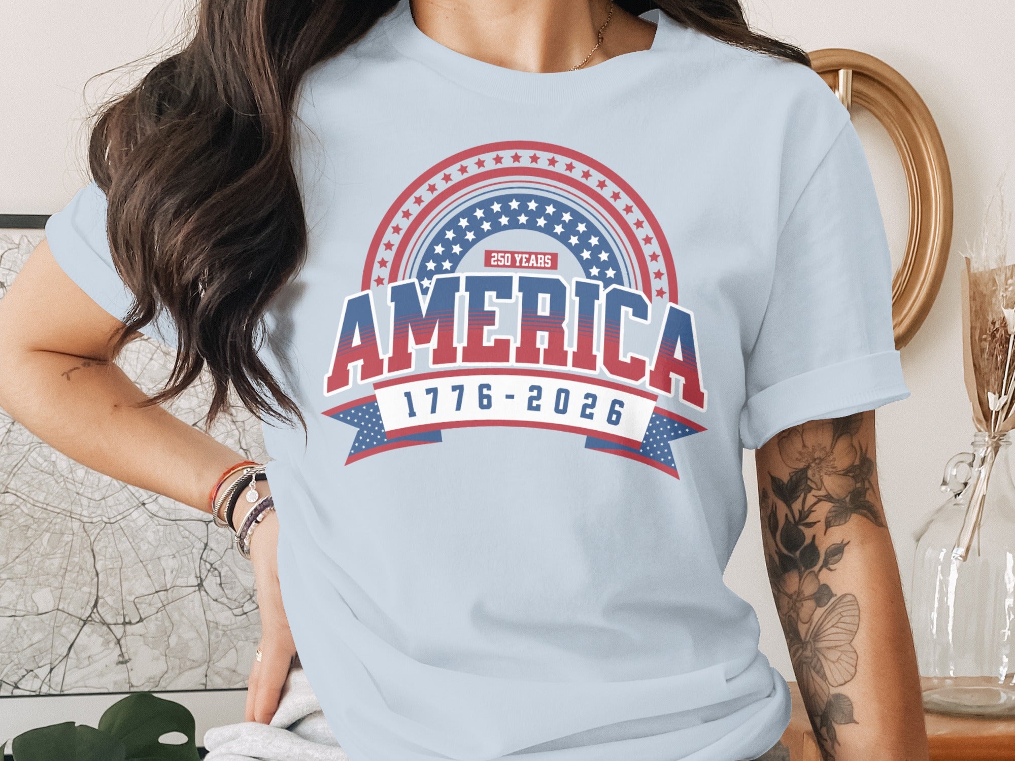 America 250 Years 1776-2026 Celebration T-shirt