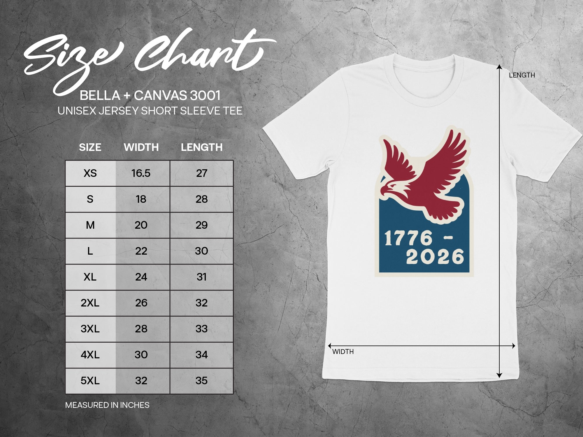 Eagle 1776 - 2026 Design Unisex Jersey Shirt