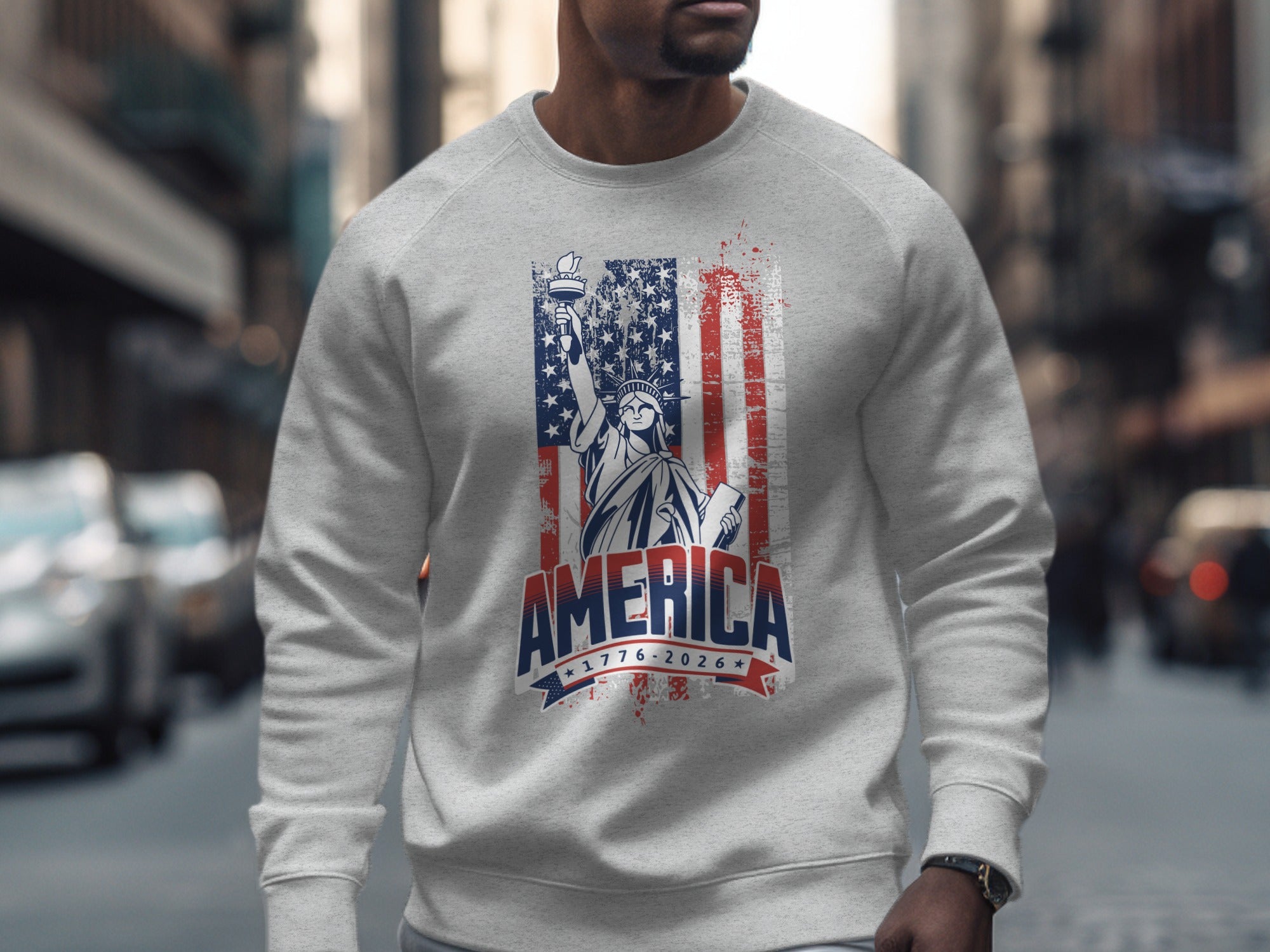 America 1776 to 2026 Patriotic Long Sleeve Shirt